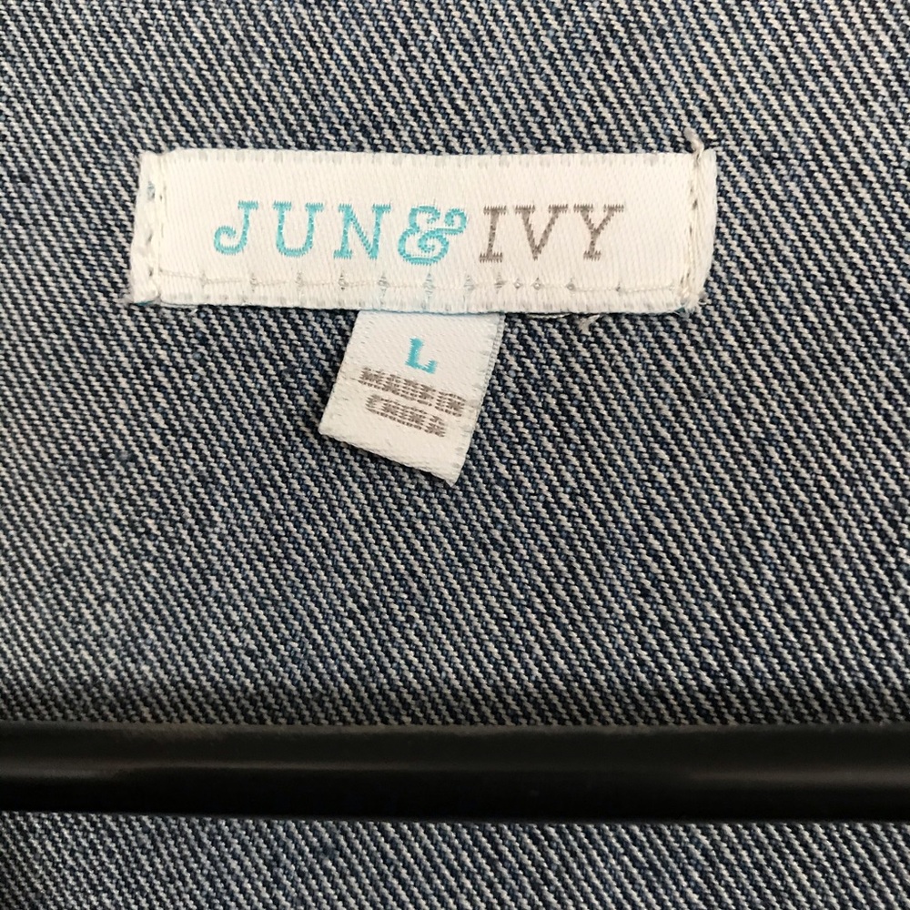 Patterned Jean Jacket - Picture 3 of 3